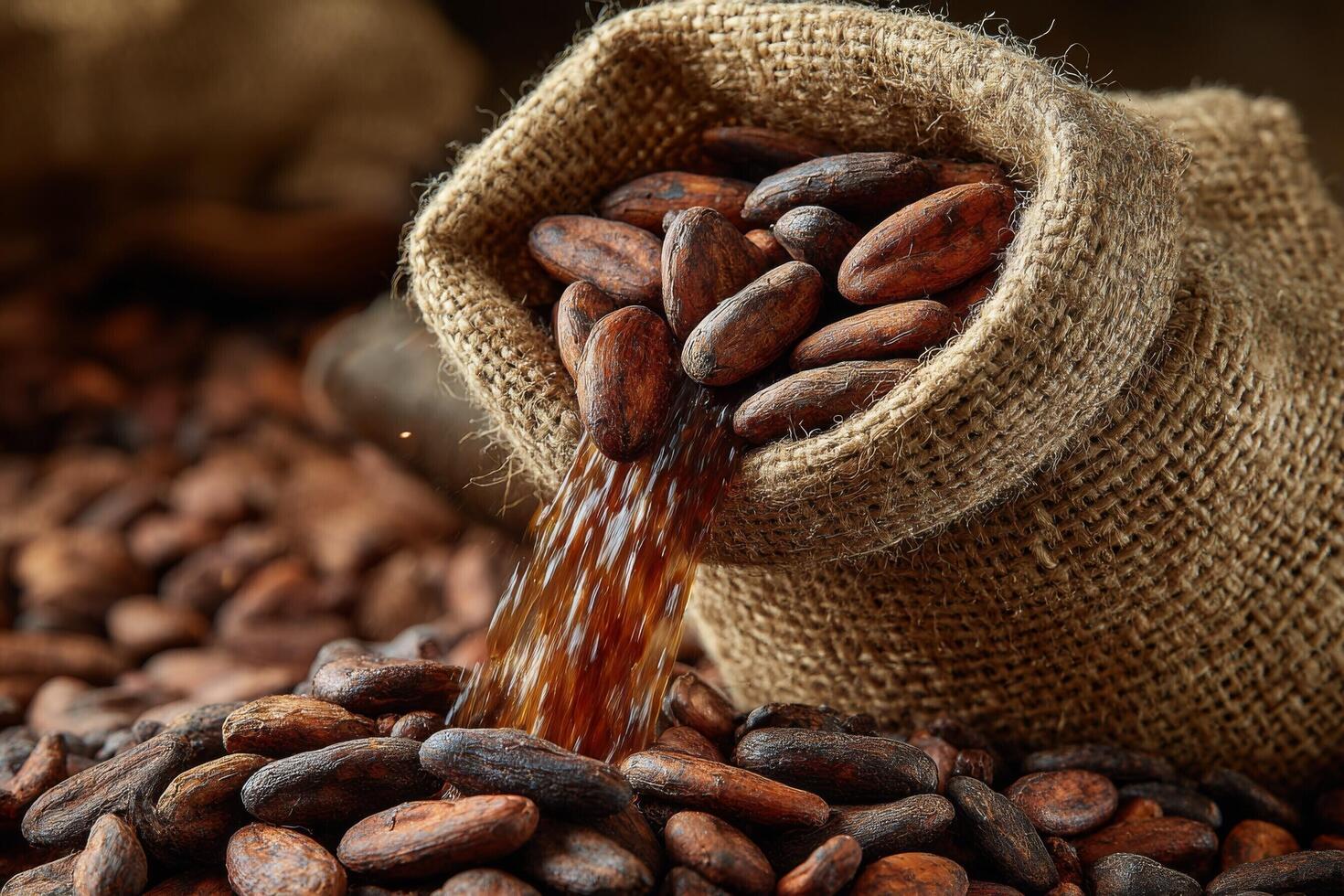 Sac de grain de cacao (1 kg)